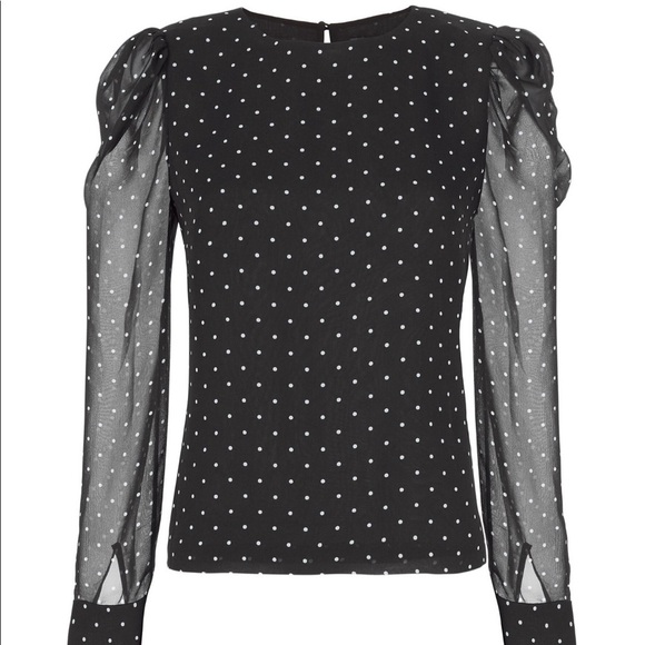 INTERMIX Tops - Intermix polka dot blouse